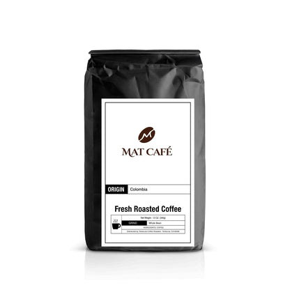 MAT Café Colombia Single Origin 12 oz coffee bag